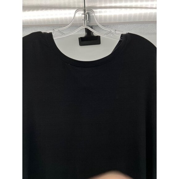 Matilda Jane Hi Low Top Split Back Long Sleeve Black Size Medium - Picture 2 of 9